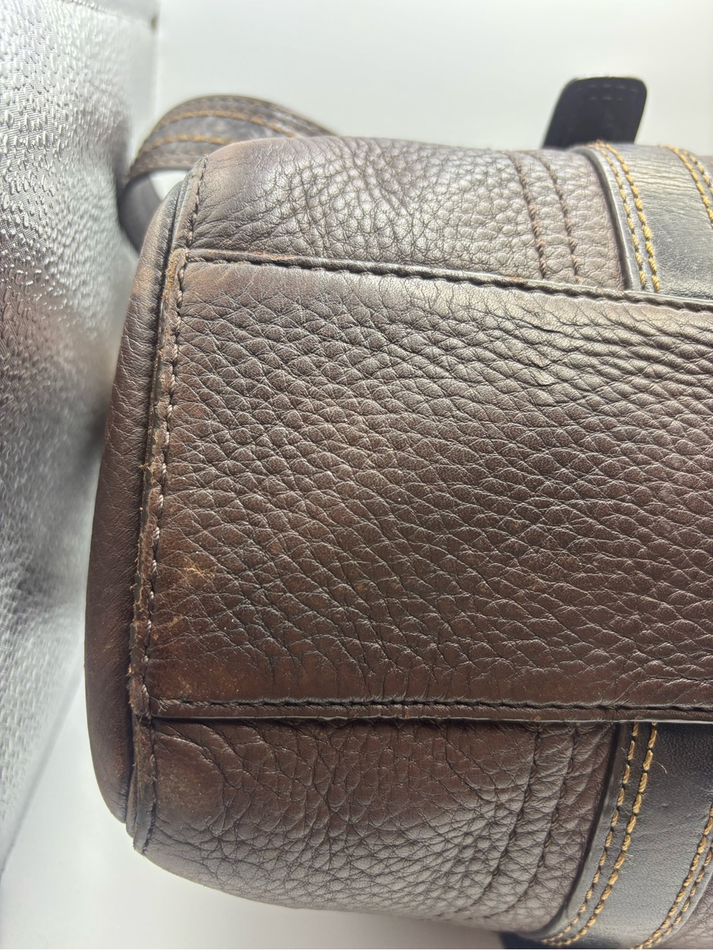 Coach Chelsea Pebbled Brown Leather Shoulder Bag  Y2K 2007 - Picture 7 of 16